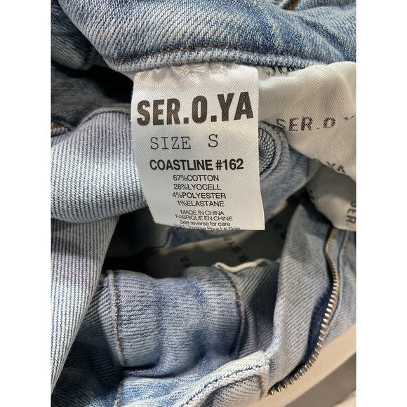 Ser.O.Ya 'Judith' Blue Vintage Stretch Romper Size S - Picture 5 of 5